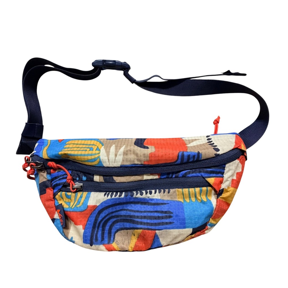 REI Co-op Trail 2 Waistpack Abstract Geometric Ripstop Hip Belt Bag Multicolor